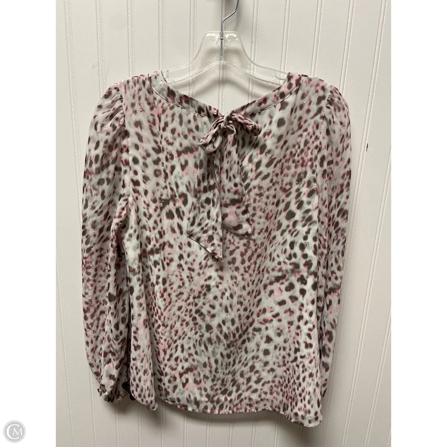 Top Long Sleeve By Talbots In Animal Print, Size: S