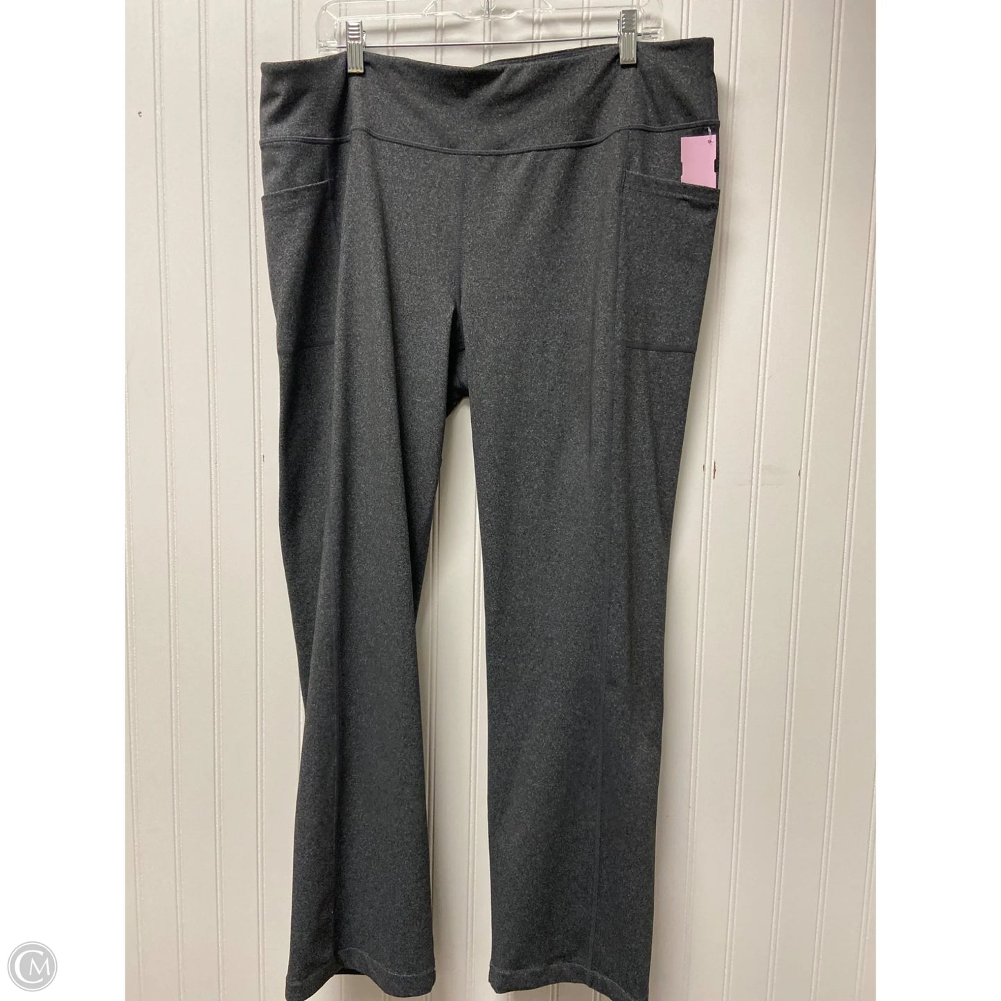 Athletic Leggings Capris By Skechers In Grey, Size: 2x