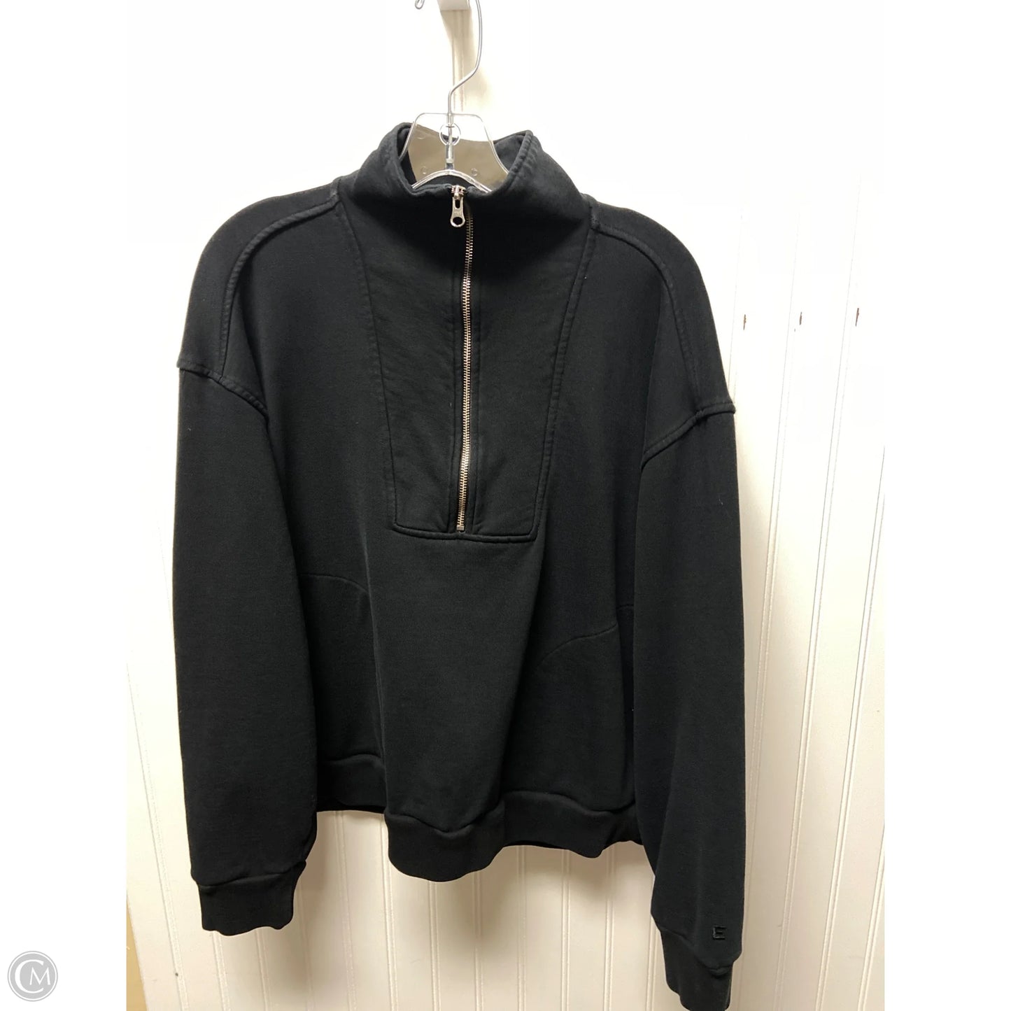 Sweatshirt Collar By Everlane In Black, Size: Xl
