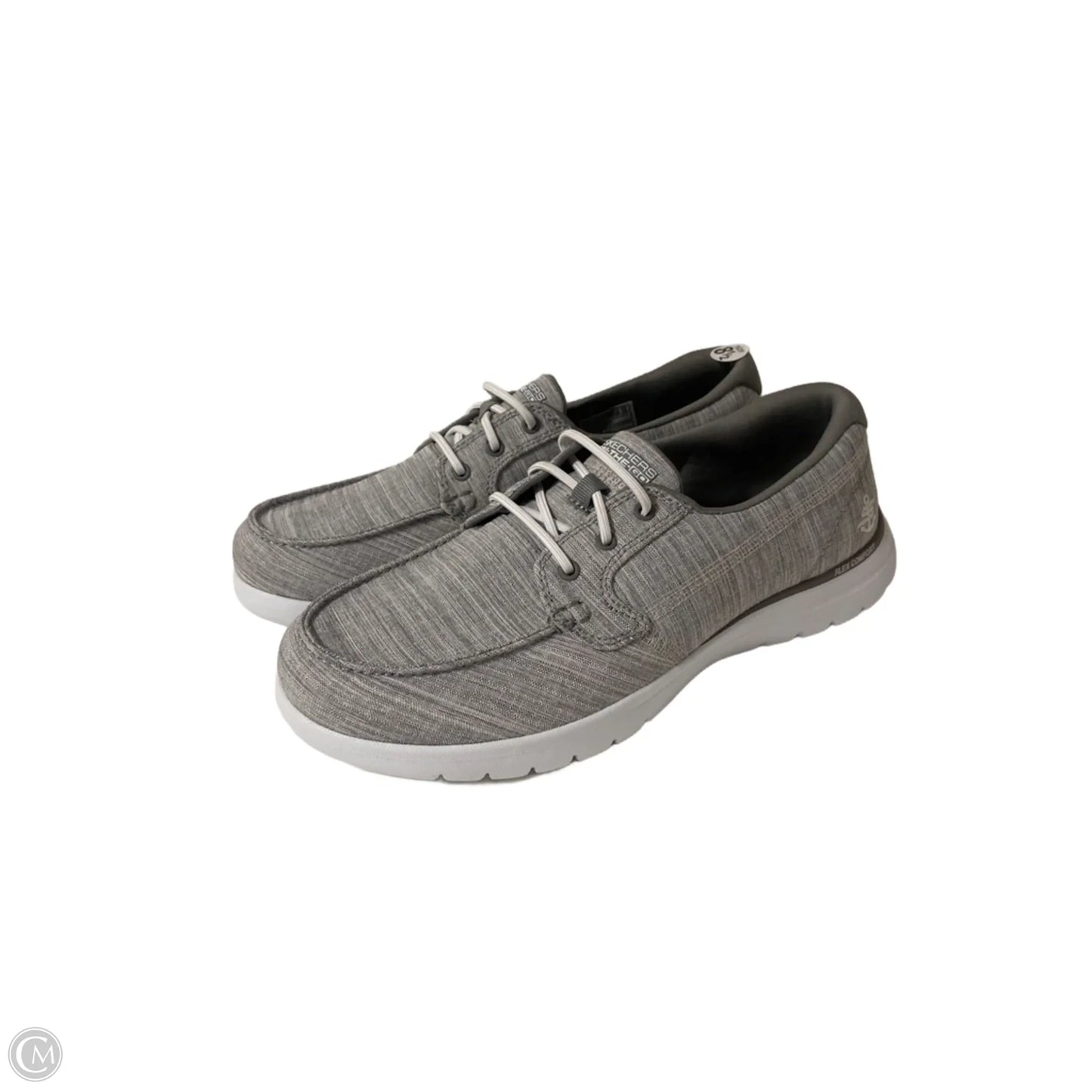 Shoes Flats By Skechers In Grey, Size: 8.5