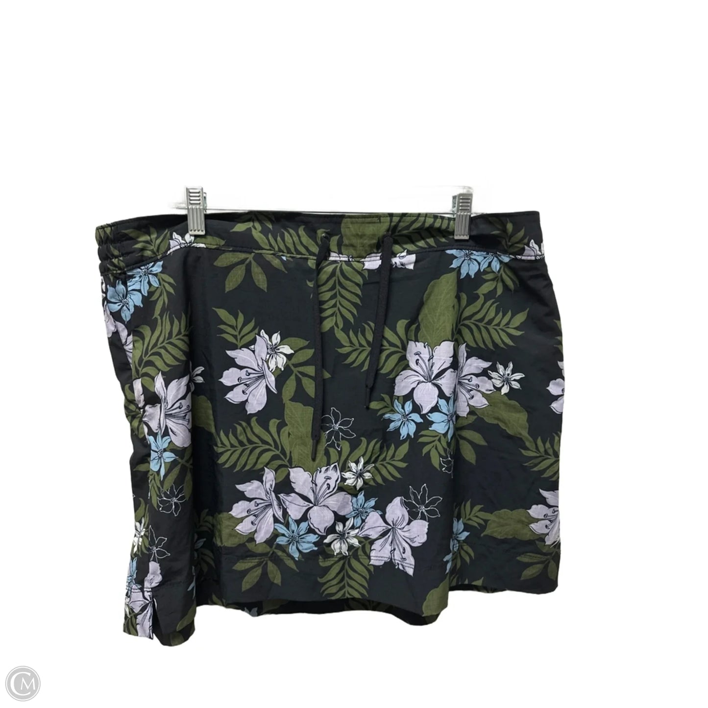 Athletic Skort By Speedo In Tropical Print, Size: 1x