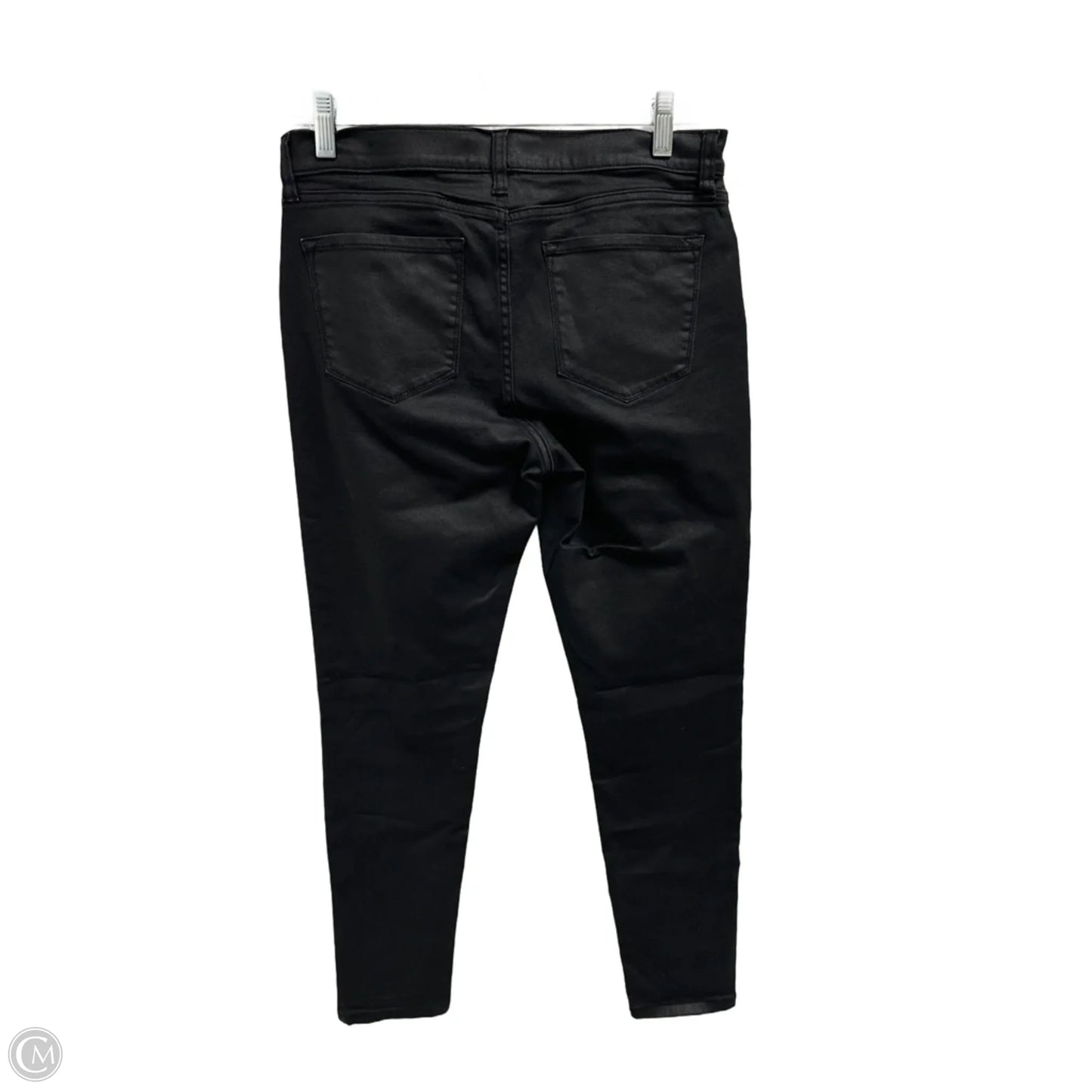 Jeans Skinny By Banana Republic In Black Denim, Size: 6