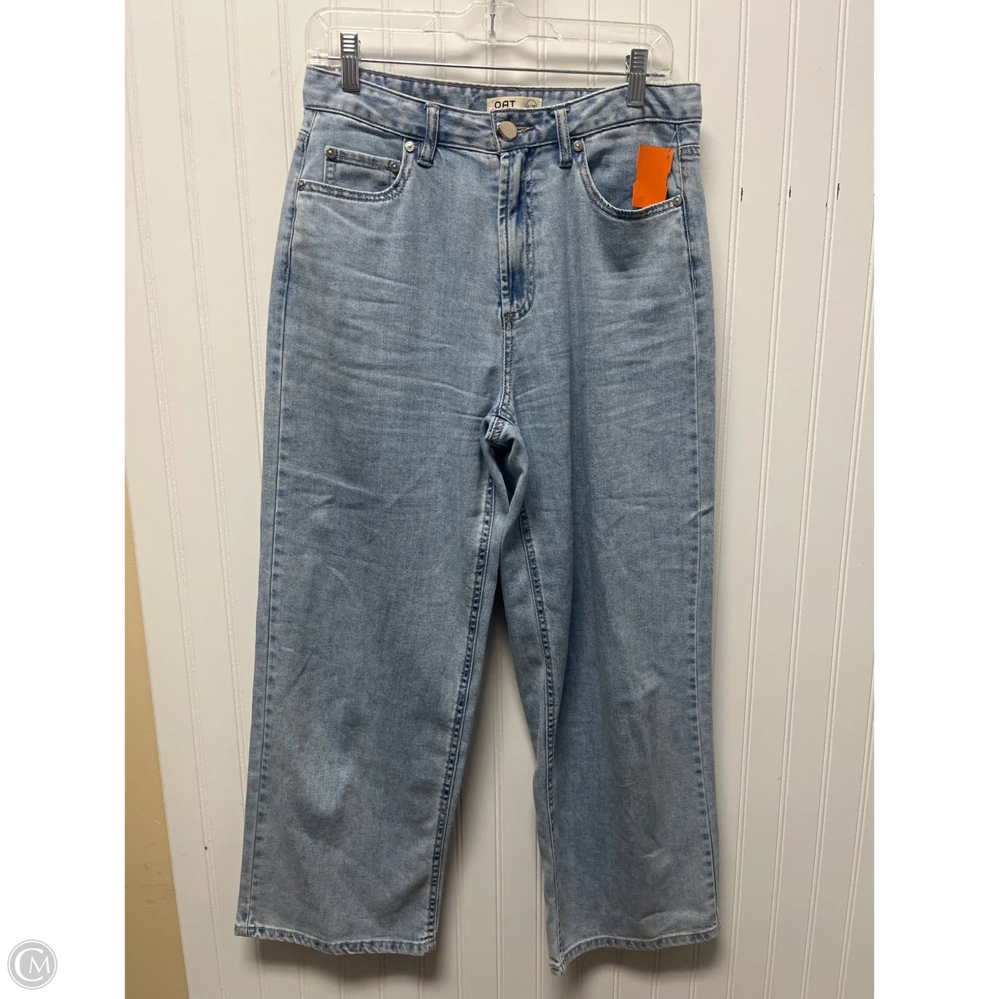 Jeans Wide Leg By Oat In Blue Denim, Size: 6