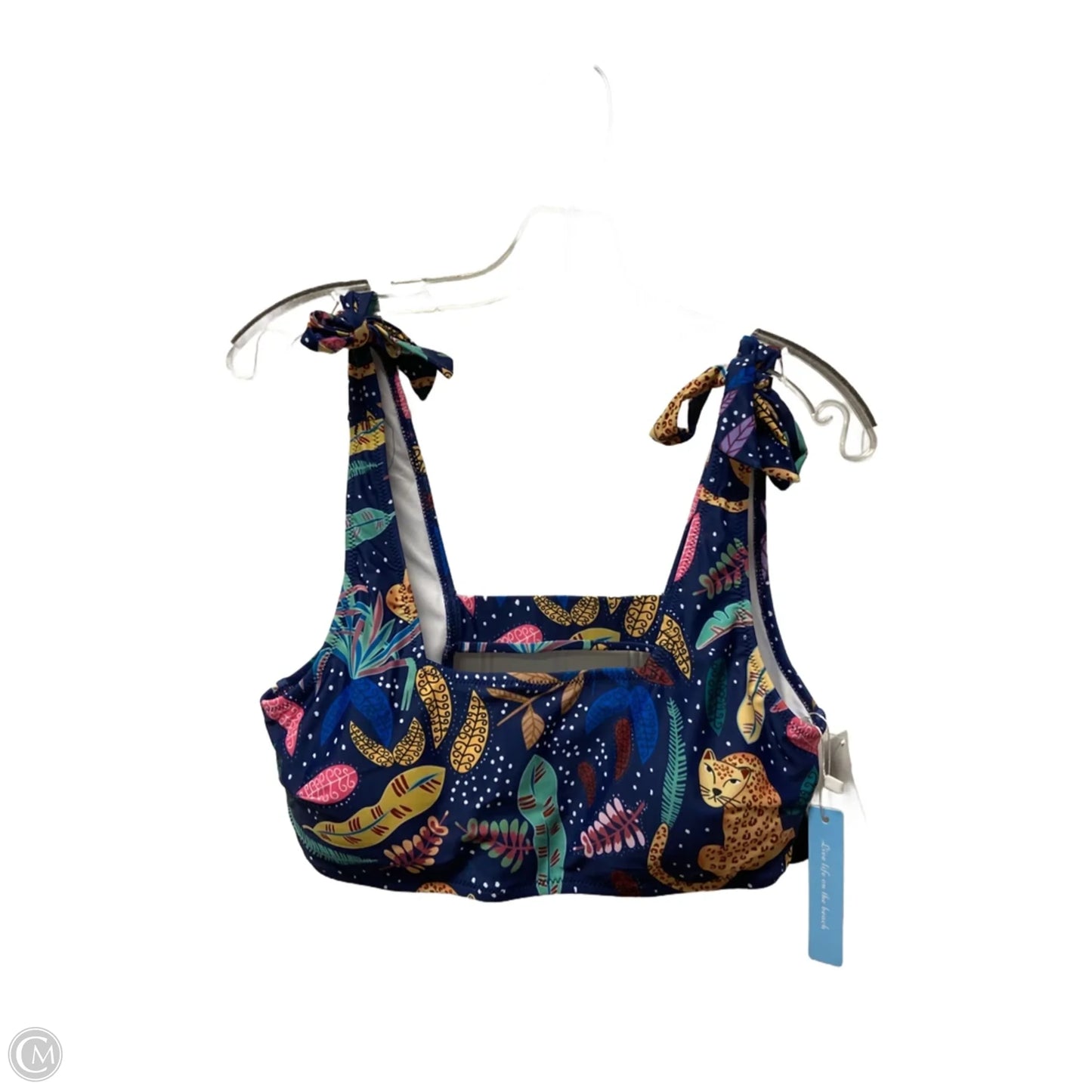Swimsuit Top By Cmf In Navy, Size: L