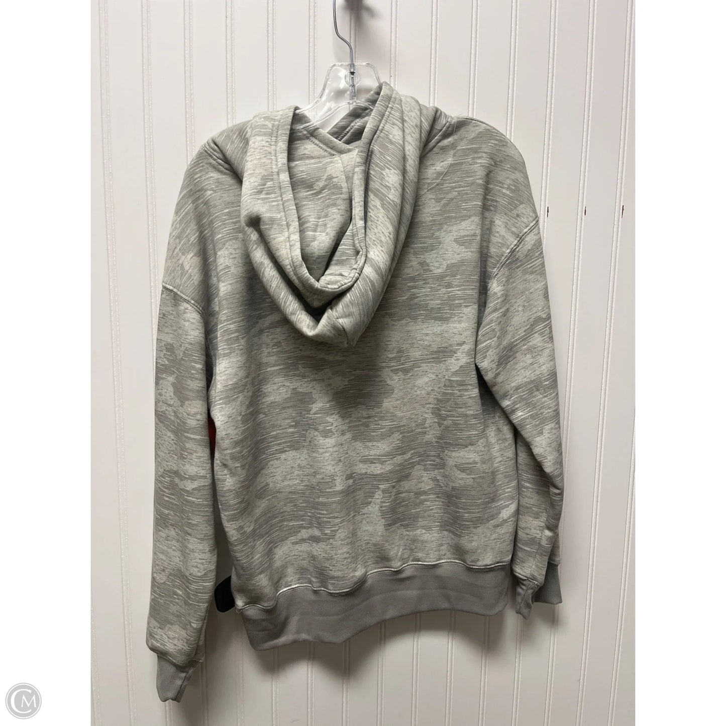 Sweatshirt Hoodie By Just Be In Grey, Size: M