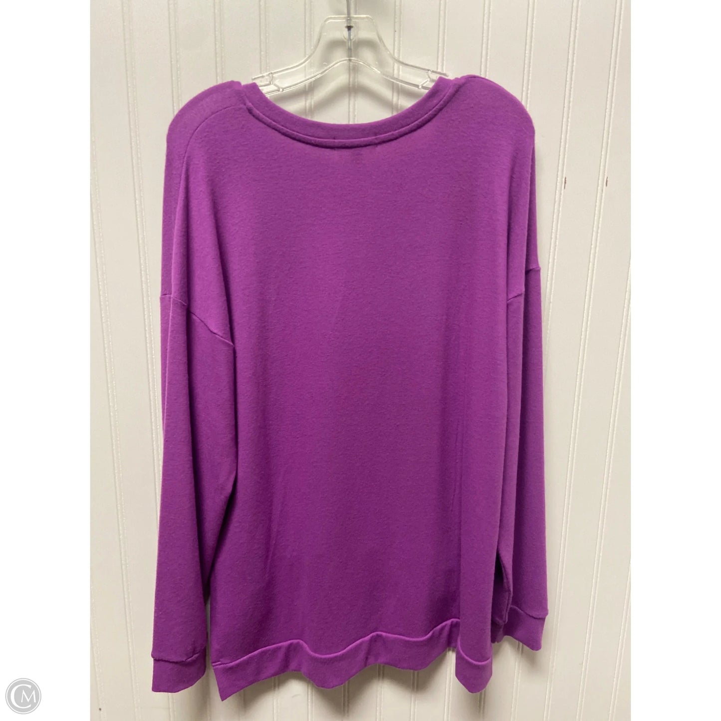 Athletic Sweatshirt Crewneck By Beyond Yoga In Purple, Size: M