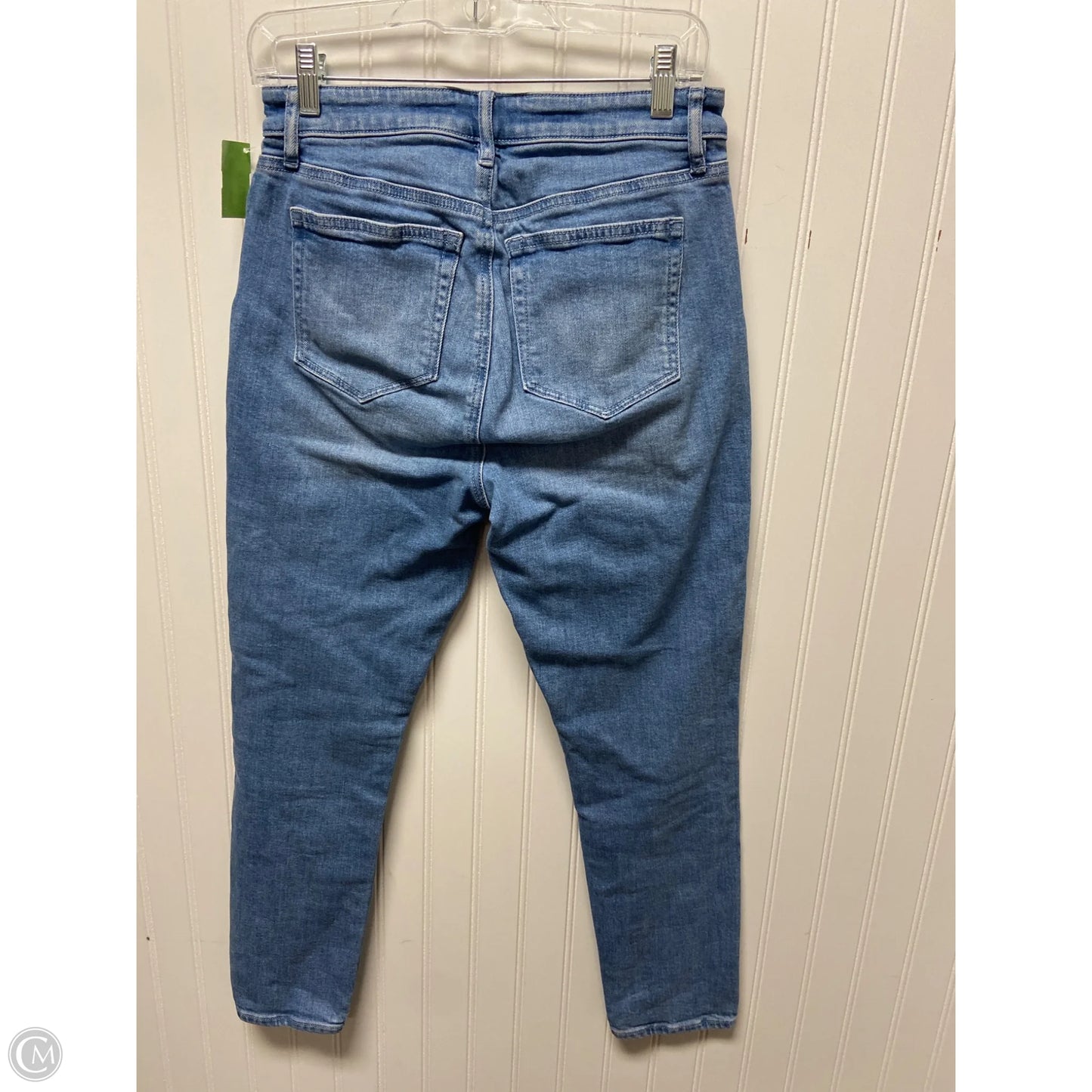 Jeans Skinny By Loft In Blue Denim, Size: 4