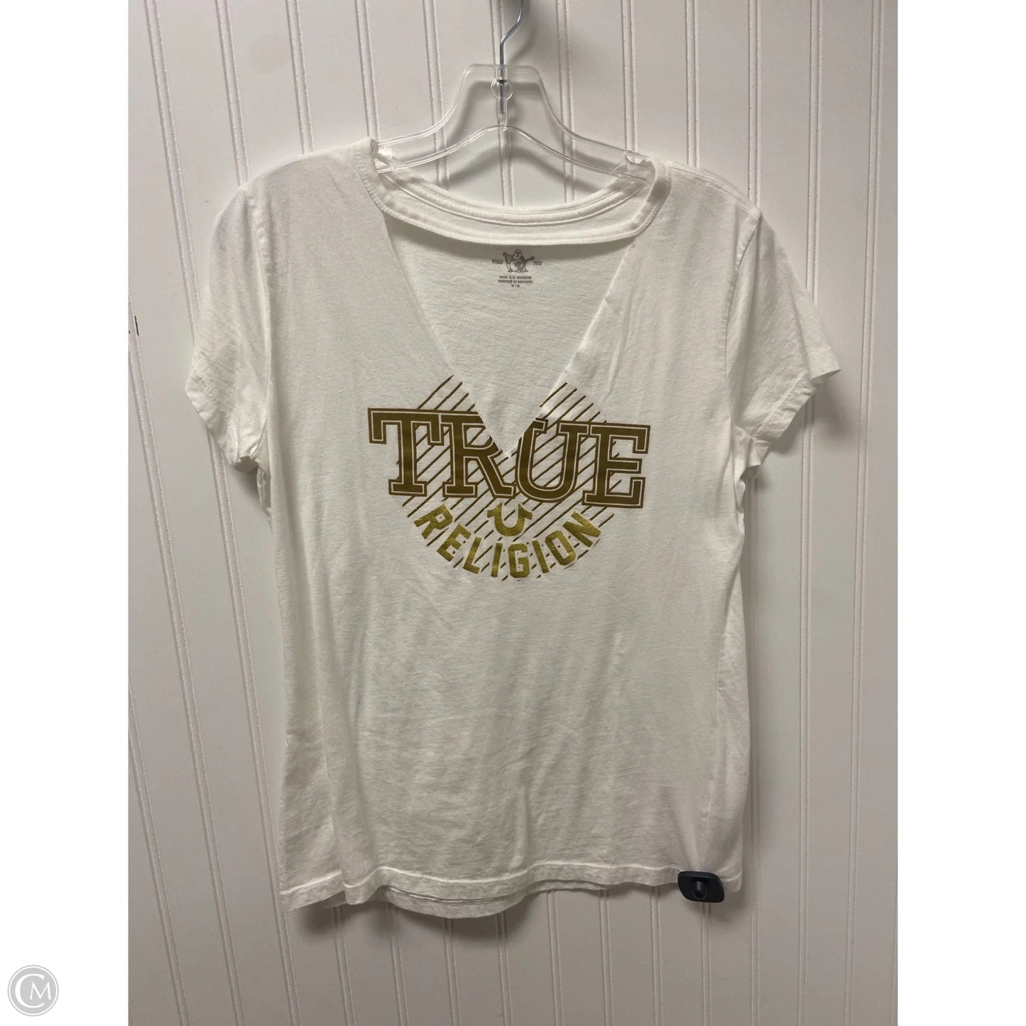 Top Short Sleeve By True Religion In White, Size: M