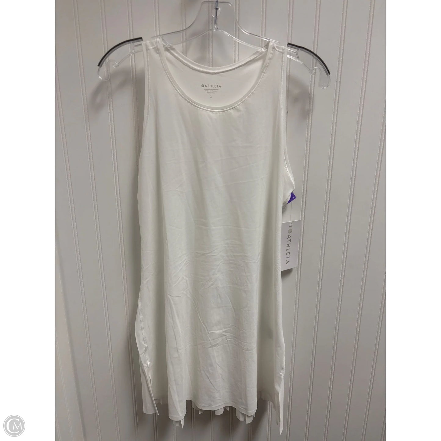Athletic Dress By Athleta In White, Size: L