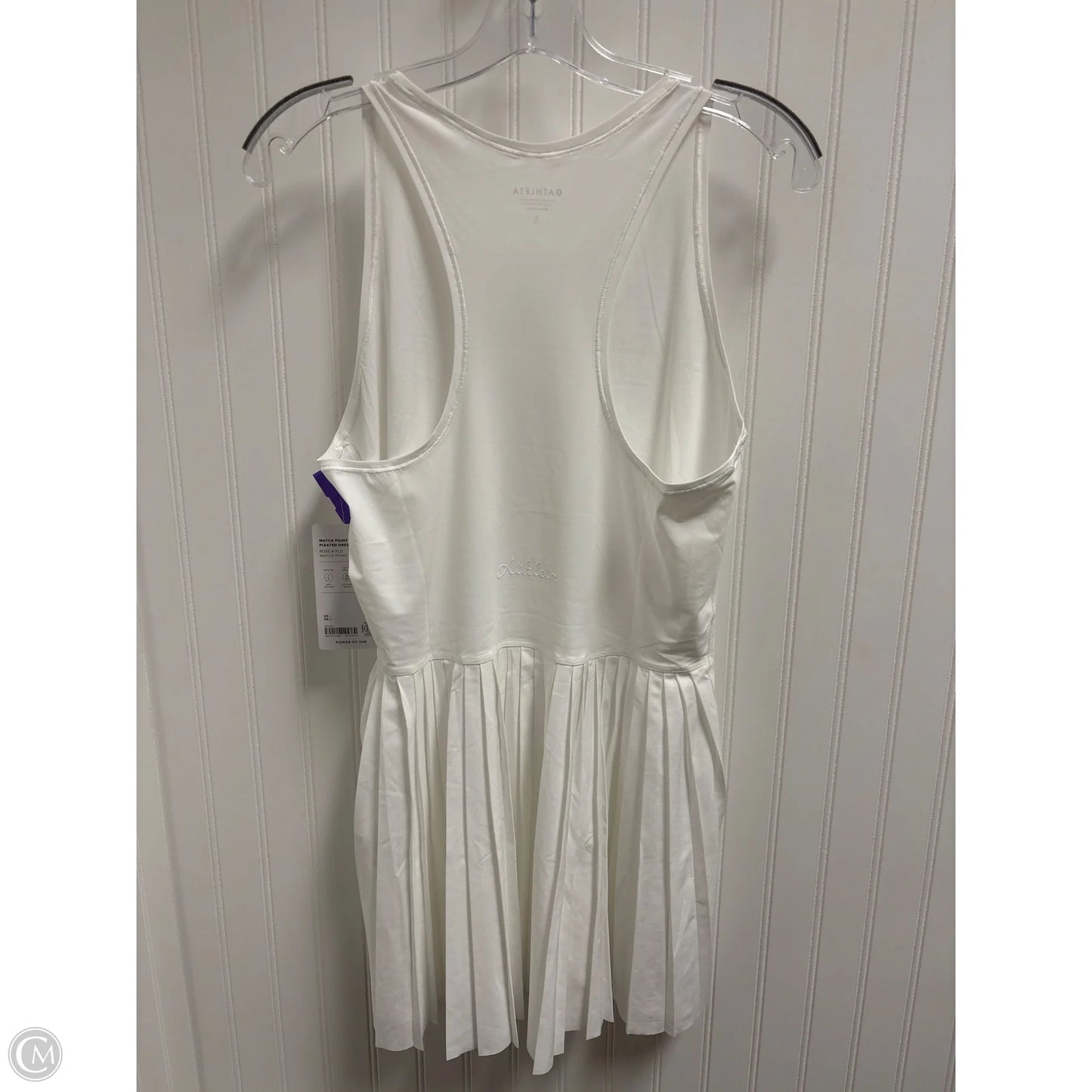 Athletic Dress By Athleta In White, Size: L