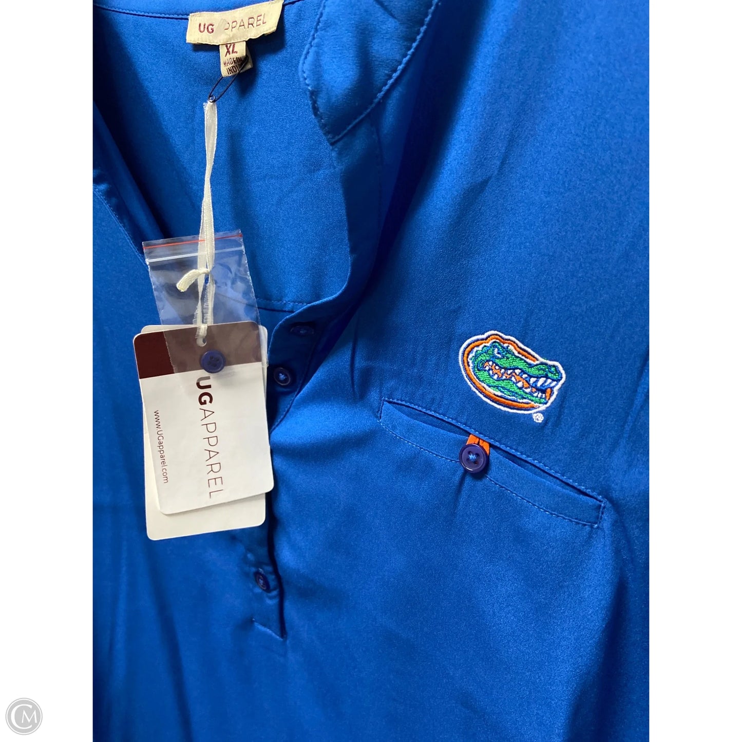 Athletic Top Long Sleeve Crewneck By Clothes Mentor In Blue, Size: Xl