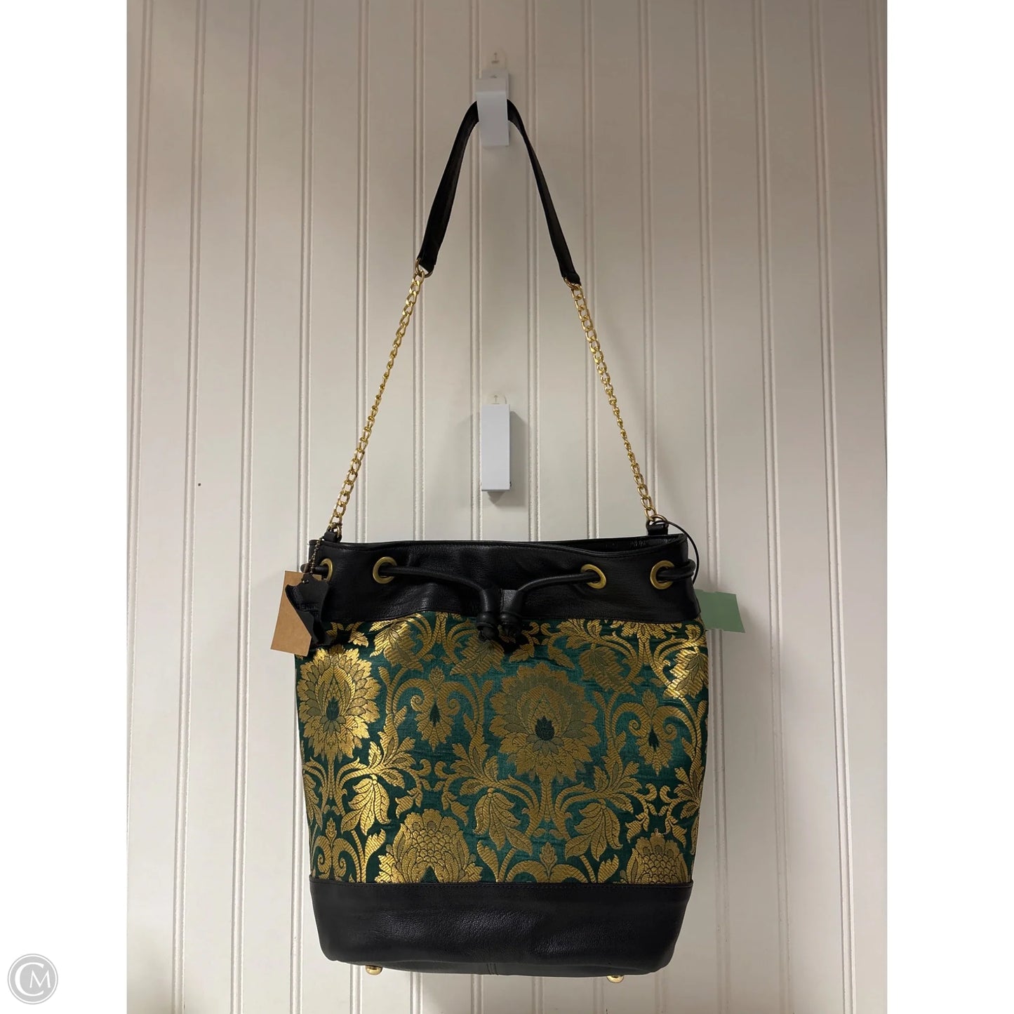 Handbag Leather By Clothes Mentor, Size: Medium