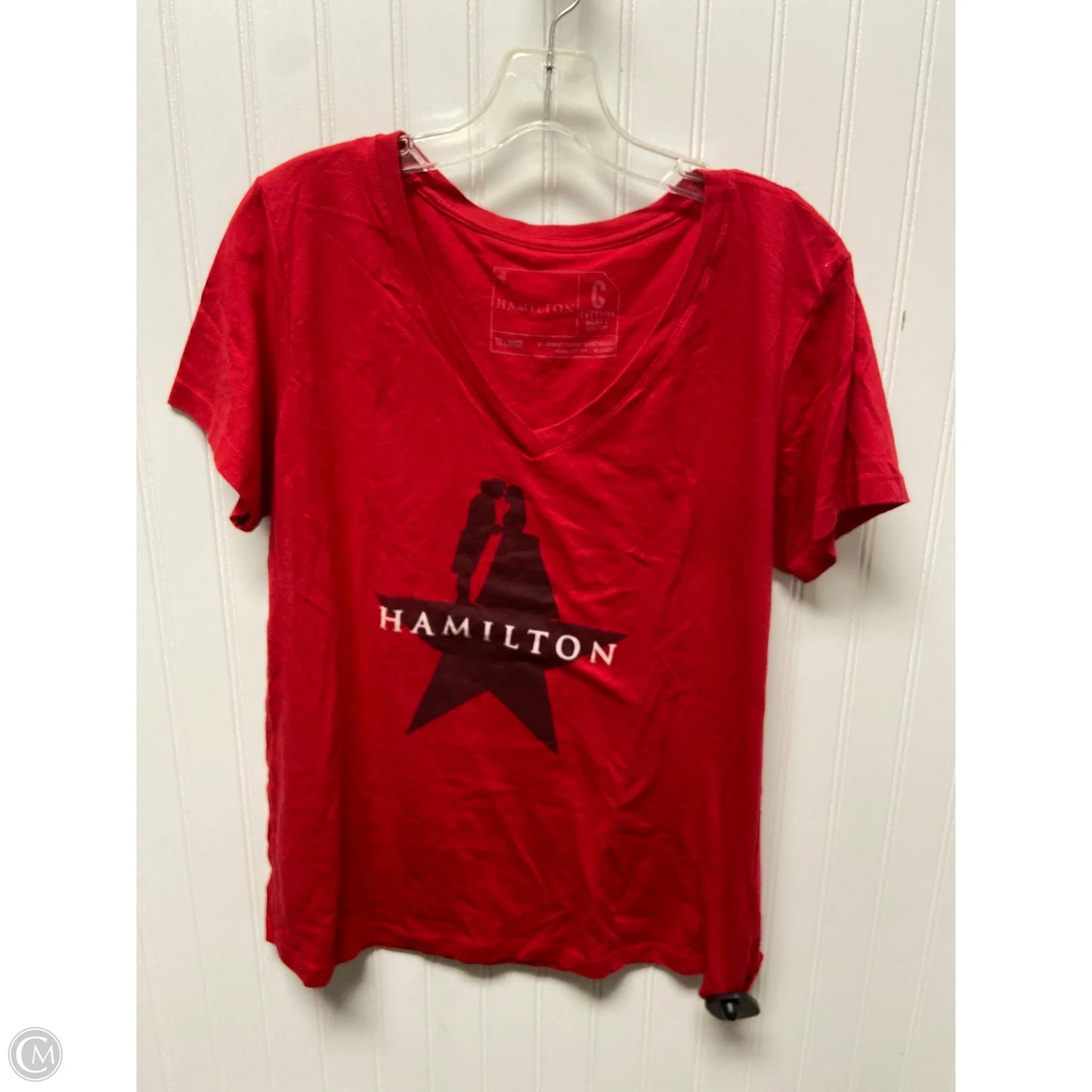Top Short Sleeve Basic By Clothes Mentor In Red, Size: 1x