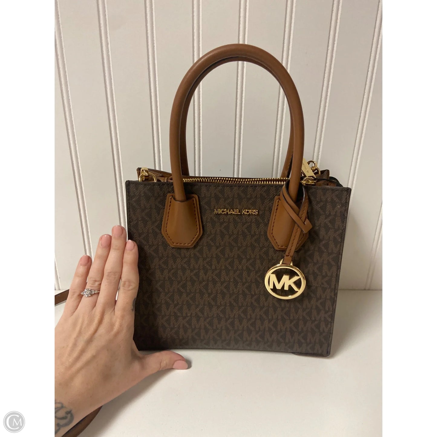 Handbag Designer By Michael Kors, Size: Medium