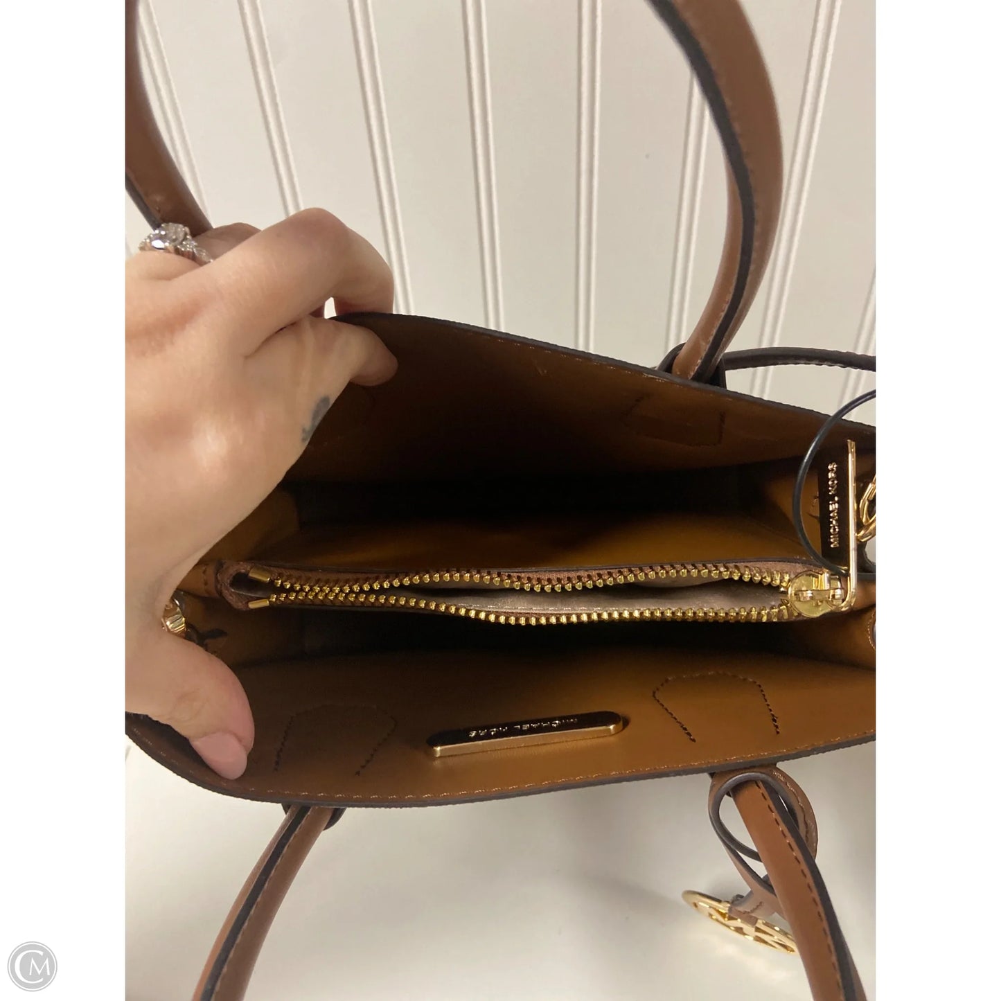 Handbag Designer By Michael Kors, Size: Medium