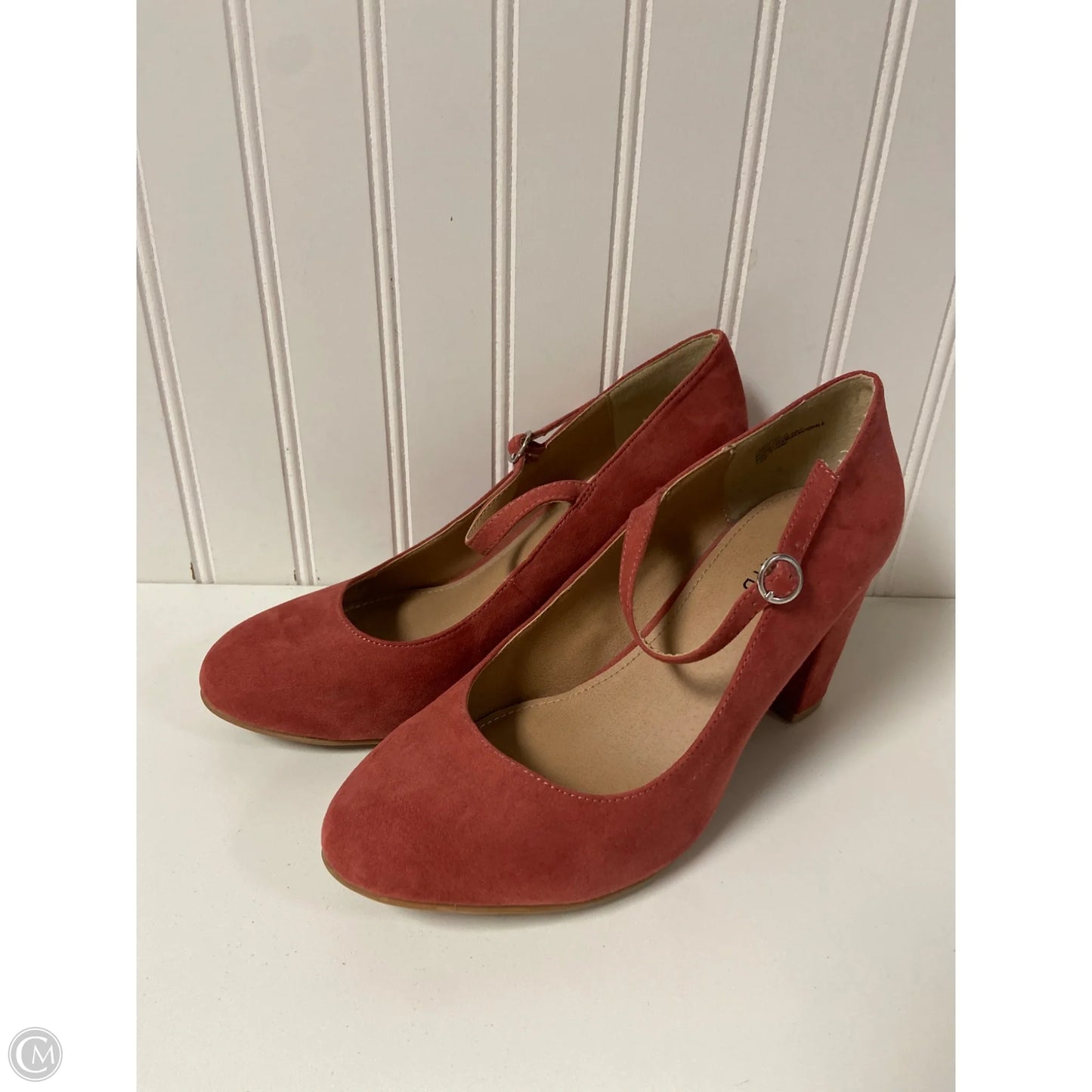 Shoes Heels Block By Torrid In Red, Size: 7.5