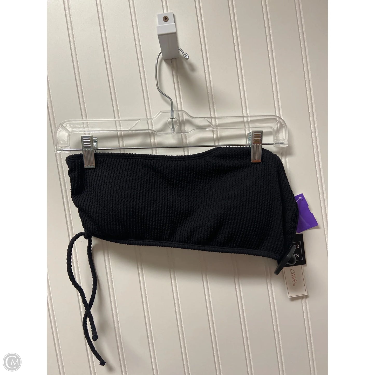 Swimsuit Top By Clothes Mentor In Black, Size: L