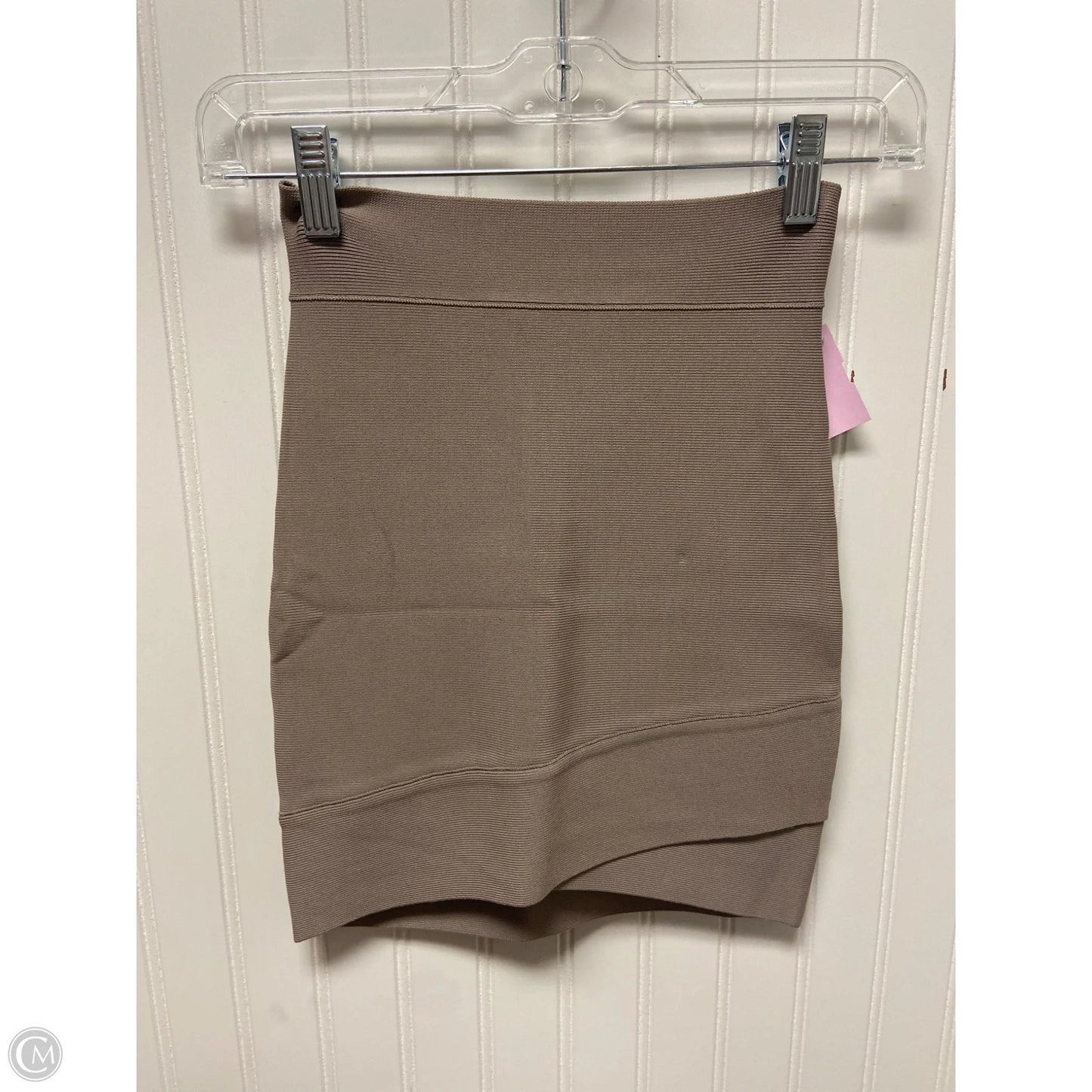 Skirt Mini & Short By Bcbgmaxazria In Taupe, Size: Xxs