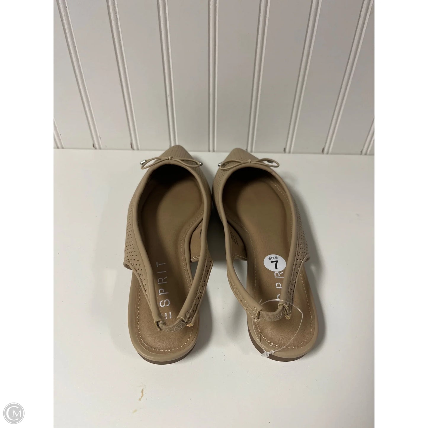 Shoes Heels Block By Esprit In Tan, Size: 7