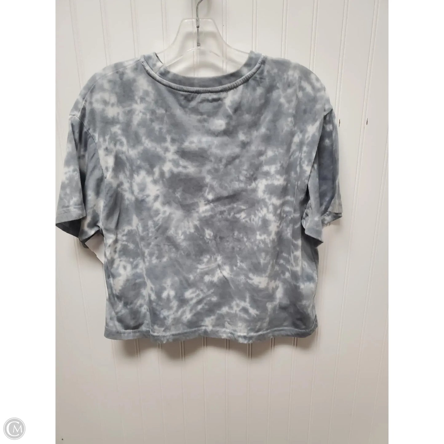 Top Short Sleeve Basic By Clothes Mentor In Tie Dye Print, Size: L
