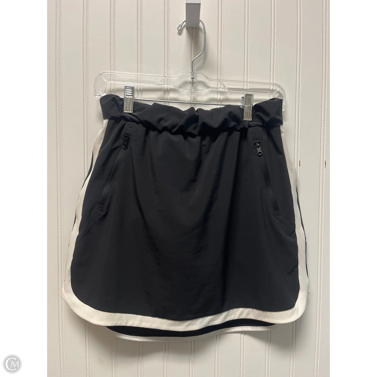 Athletic Skort By Talbots In Black & White, Size: Xs