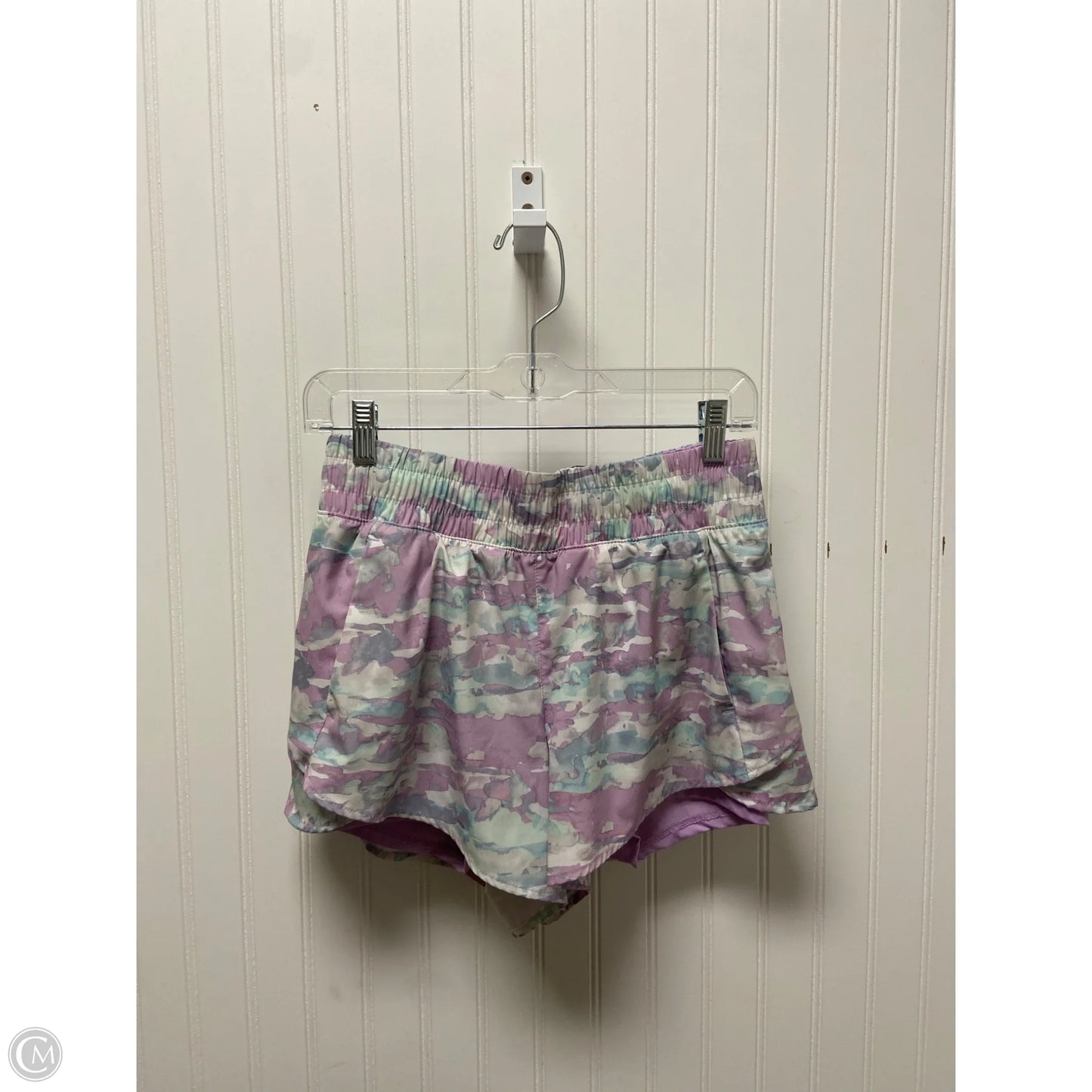Athletic Shorts By Avia In Green & Purple, Size: S