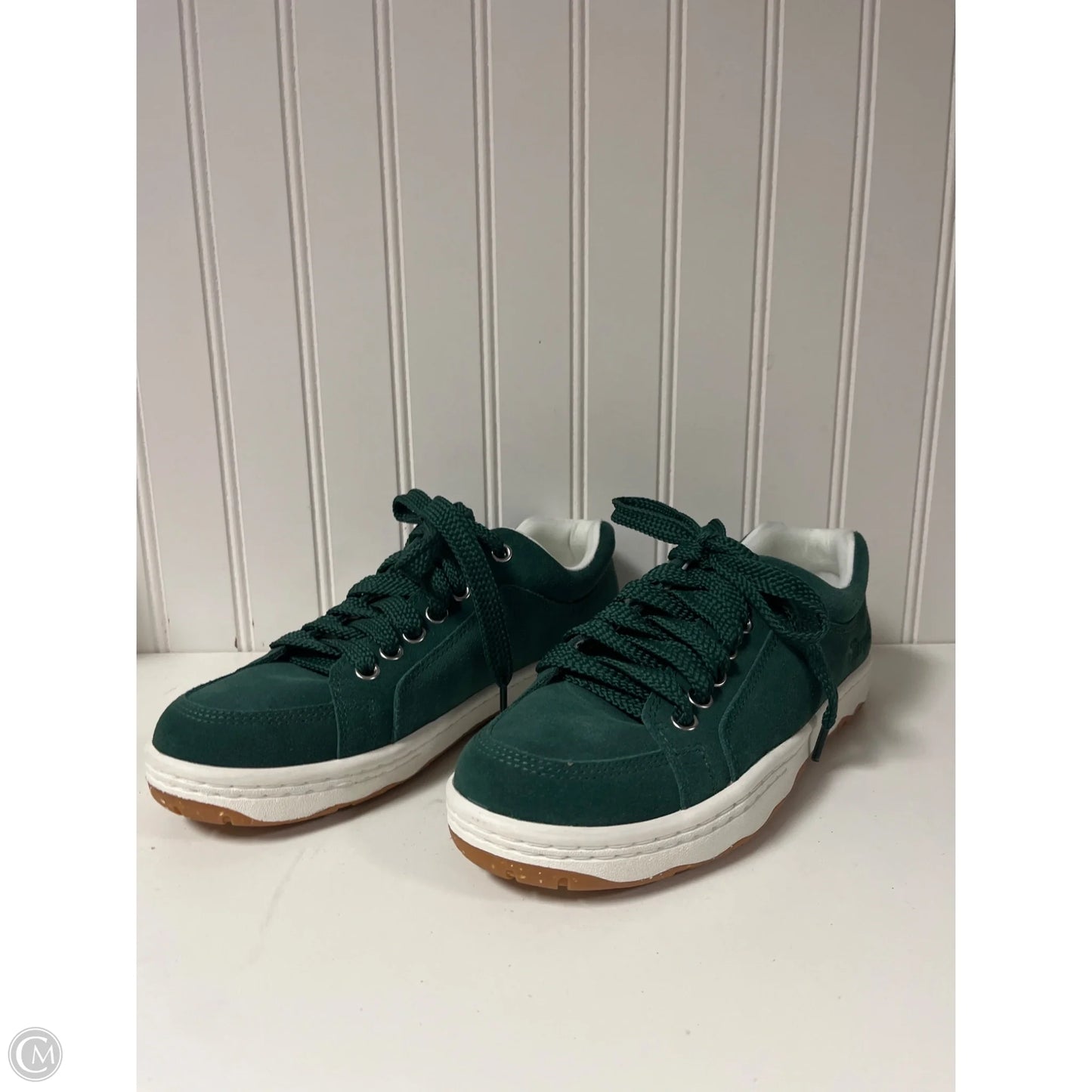 Shoes Sneakers By Simple In Green, Size: 8