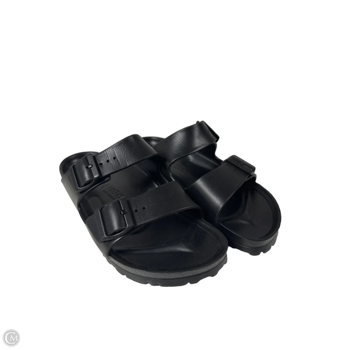 Sandals Flats By Birkenstock In Black, Size: 10.5