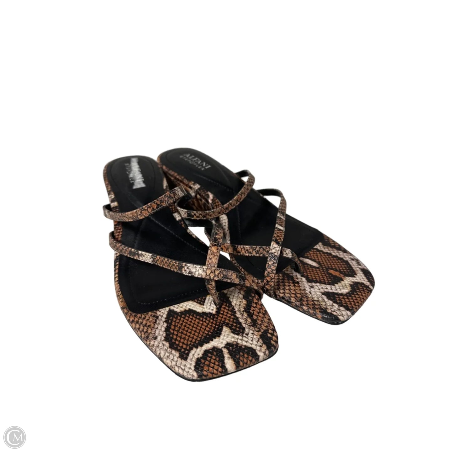 Shoes Heels Block By Alfani In Snakeskin Print, Size: 9