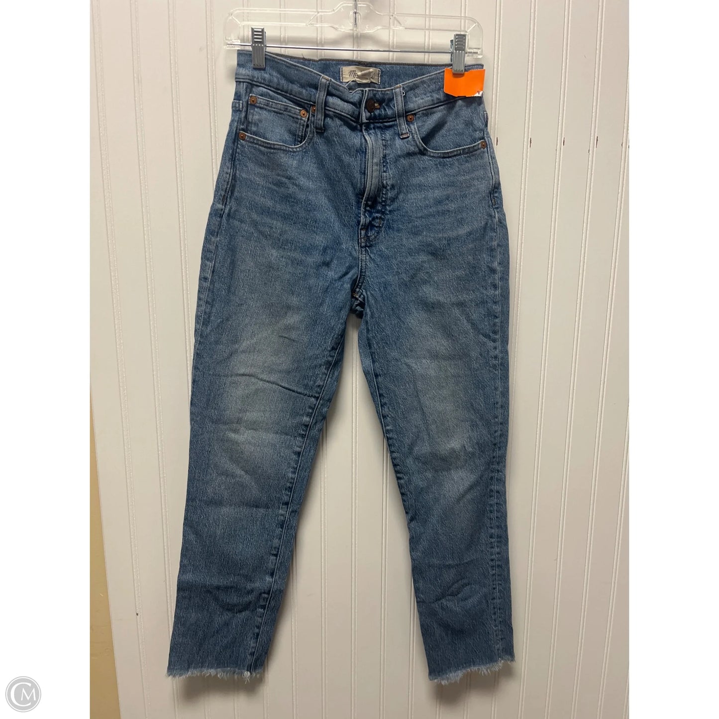 Jeans Skinny By Madewell In Blue, Size: 4