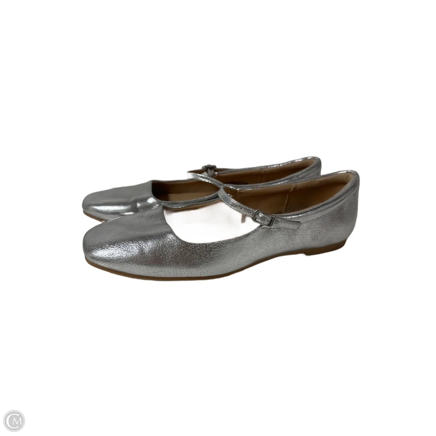 Shoes Flats By Wild Fable In Silver, Size: 7