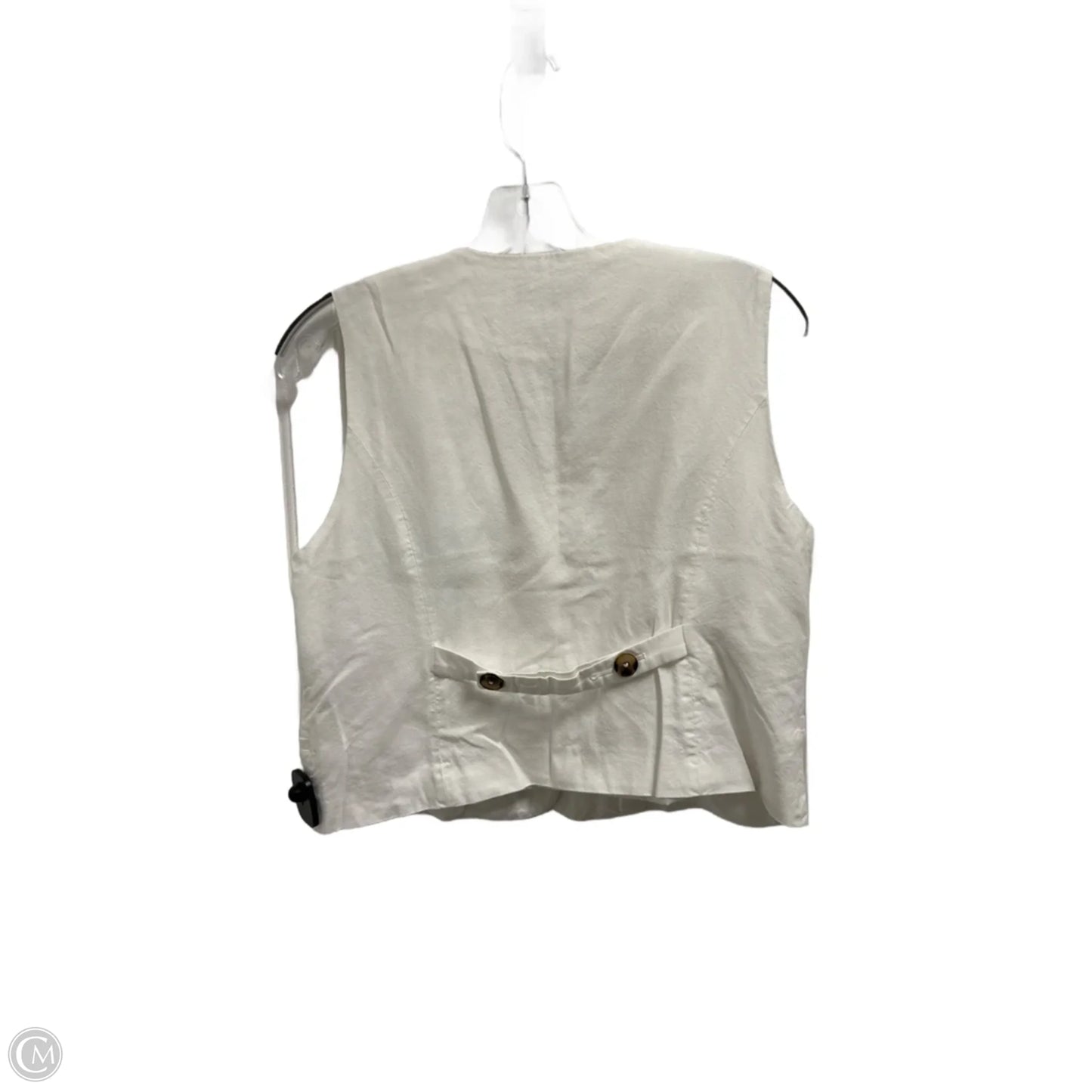 Vest Other By Clothes Mentor In White, Size: L