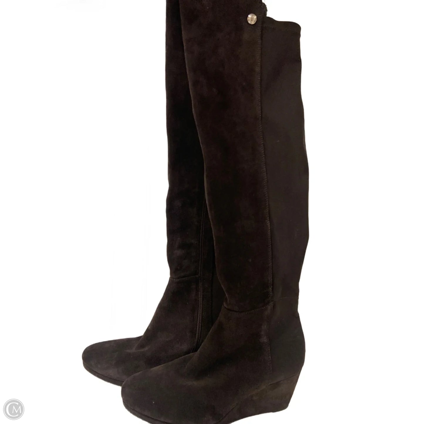 Boots Knee Heels By Vince Camuto In Brown, Size: 8