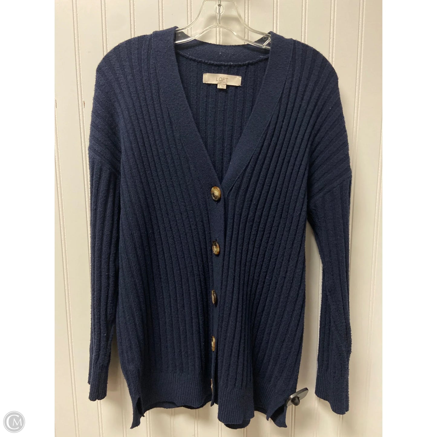 Cardigan By Loft In Blue, Size: M