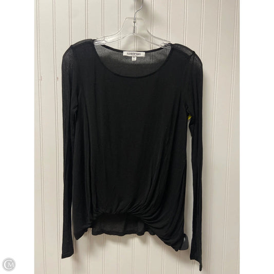 Top Long Sleeve By Elizabeth And James In Black, Size: Xs
