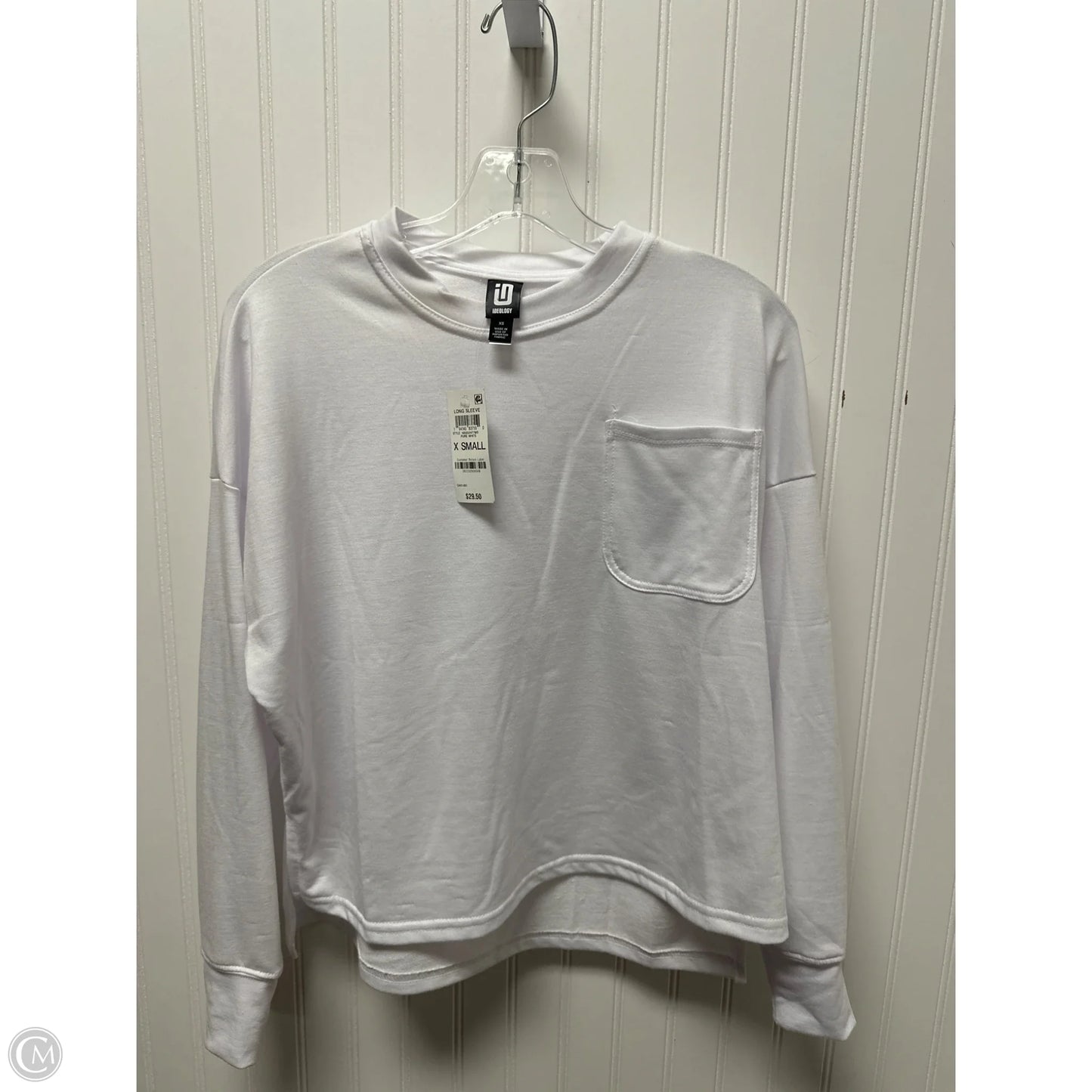 Top Long Sleeve By Ideology In White, Size: Xs