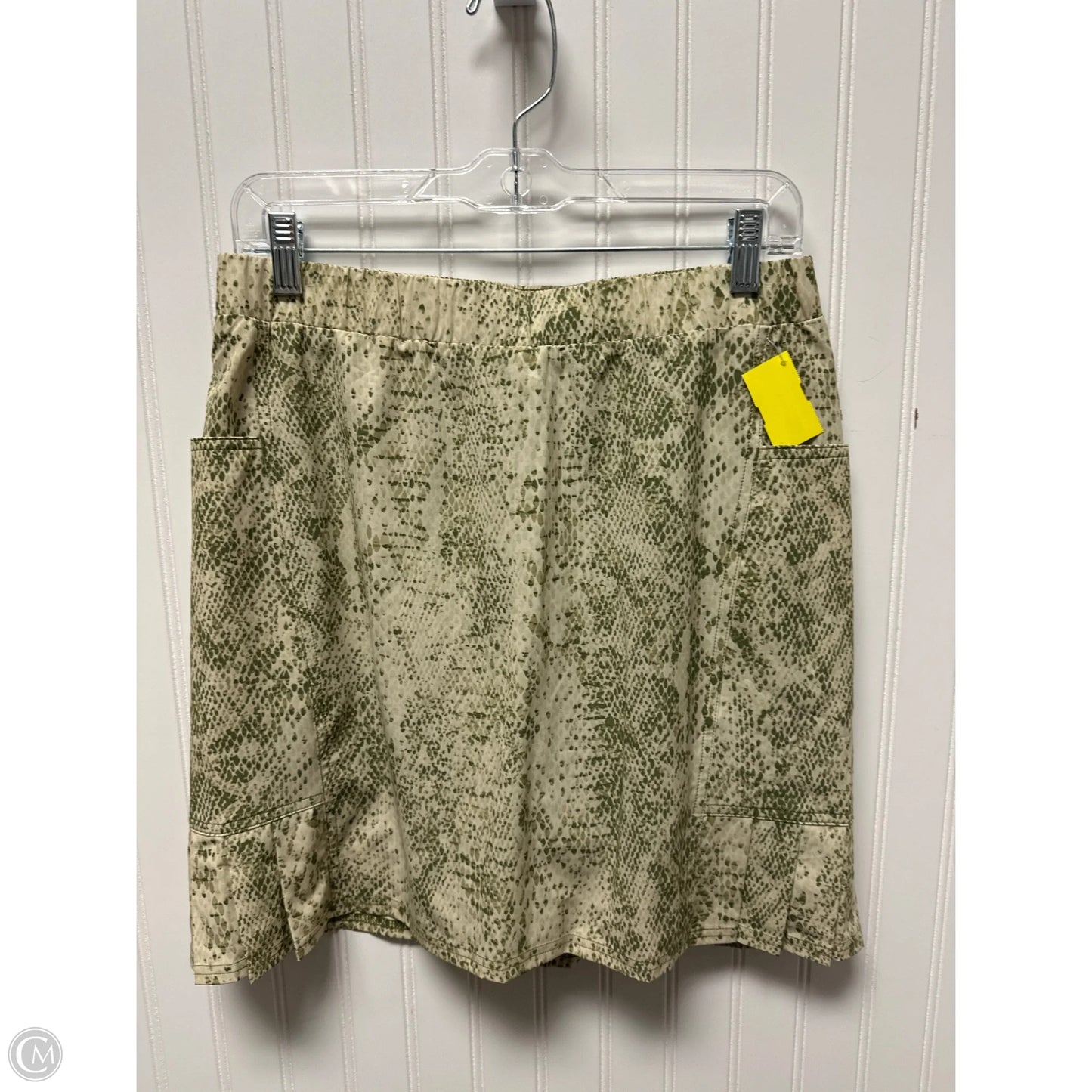 Skirt Midi By Chicos In Green, Size: 0