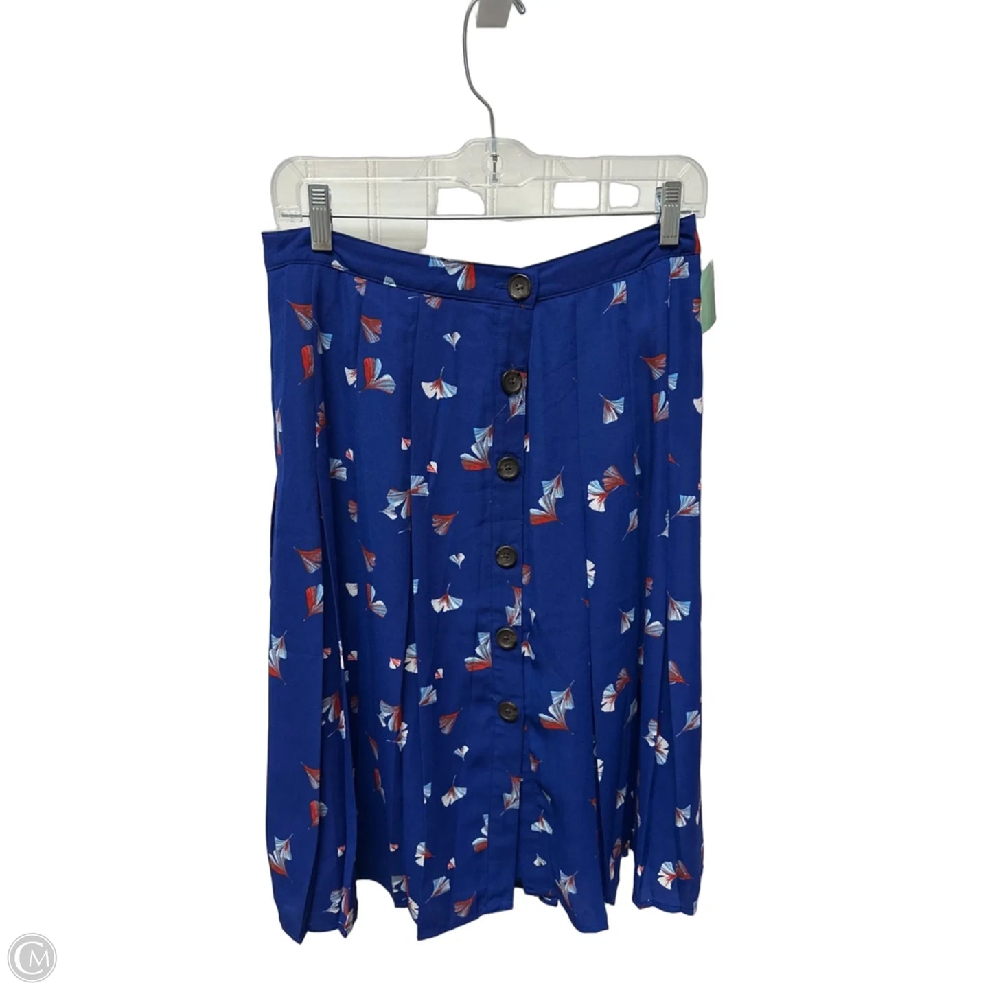 Skirt Maxi By Banana Republic In Blue, Size: 8