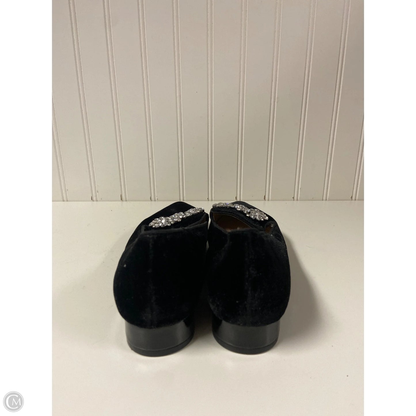 Shoes Heels Wedge By Adrienne Vittadini In Black, Size: 8.5