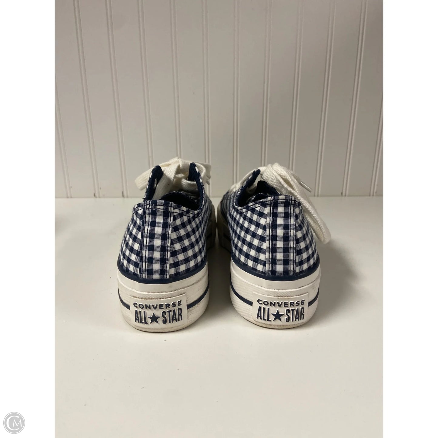 Shoes Heels Platform By Converse In Blue, Size: 6.5