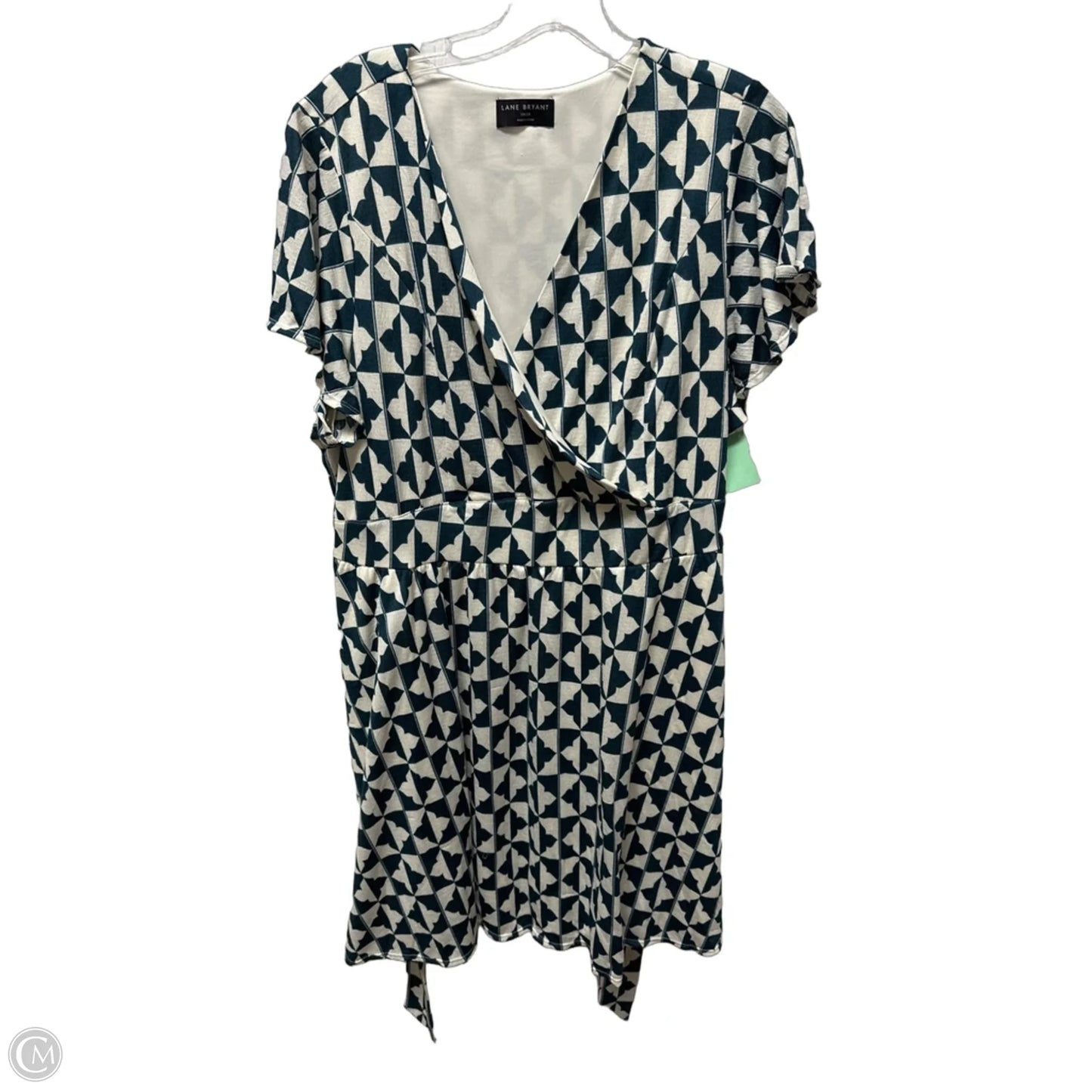 Dress Casual Midi By Lane Bryant In Green, Size: 1x