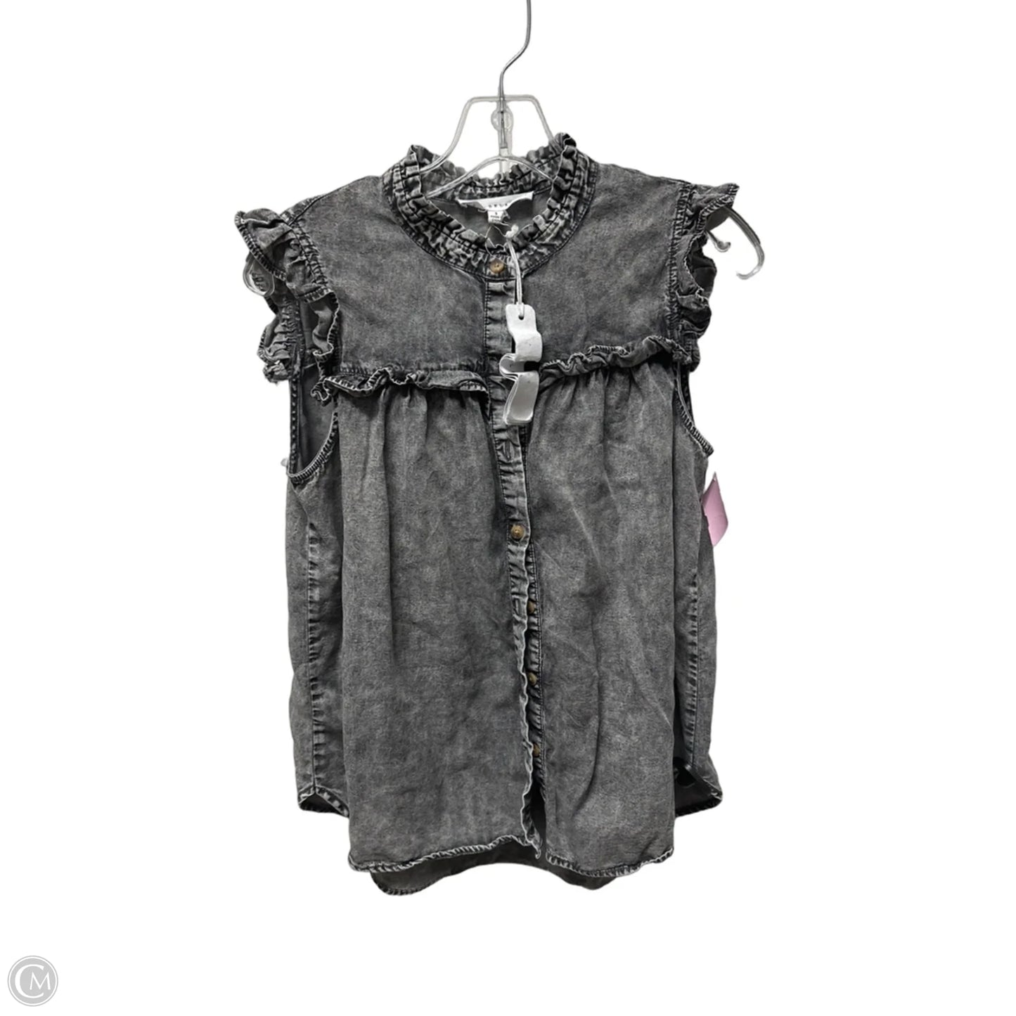 Top Sleeveless By Jane And Delancey In Grey, Size: S