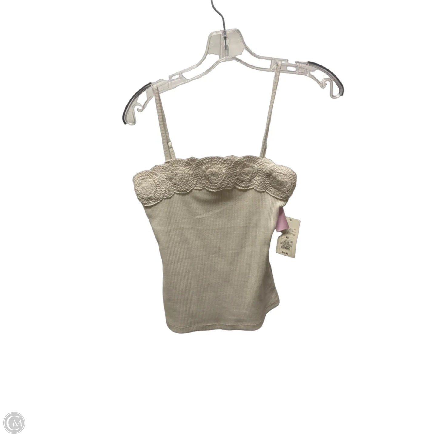 Top Sleeveless By A New Day In Taupe, Size: Xs