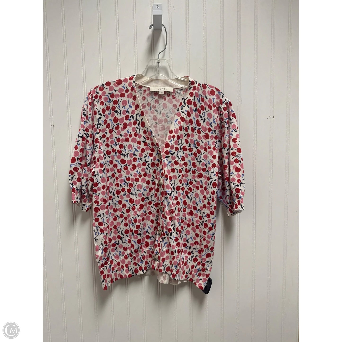 Cardigan By Loft In Pink, Size: L