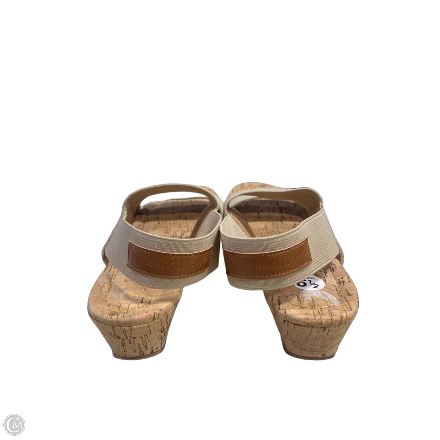 Sandals Heels Wedge By Tommy Bahama In Brown, Size: 6.5
