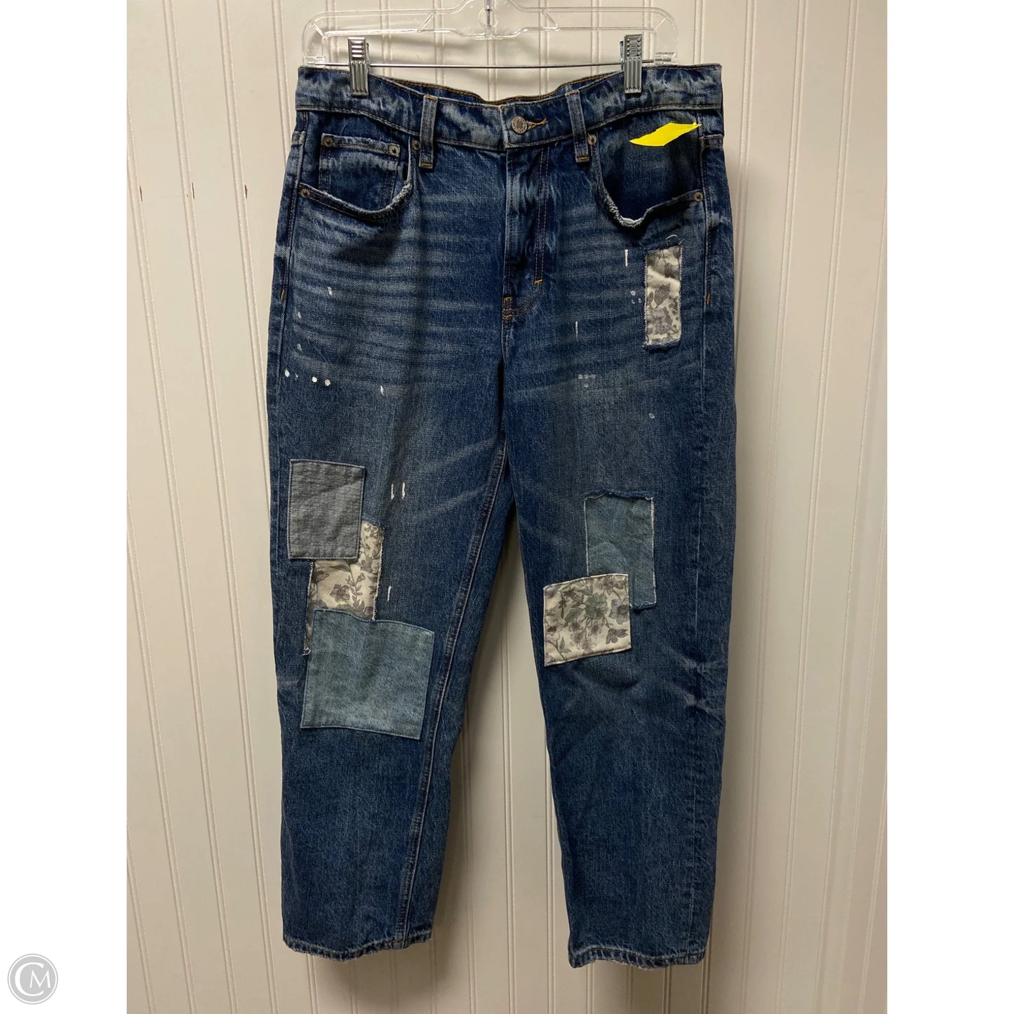 Jeans Straight By Lucky Brand In Blue Denim, Size: 8