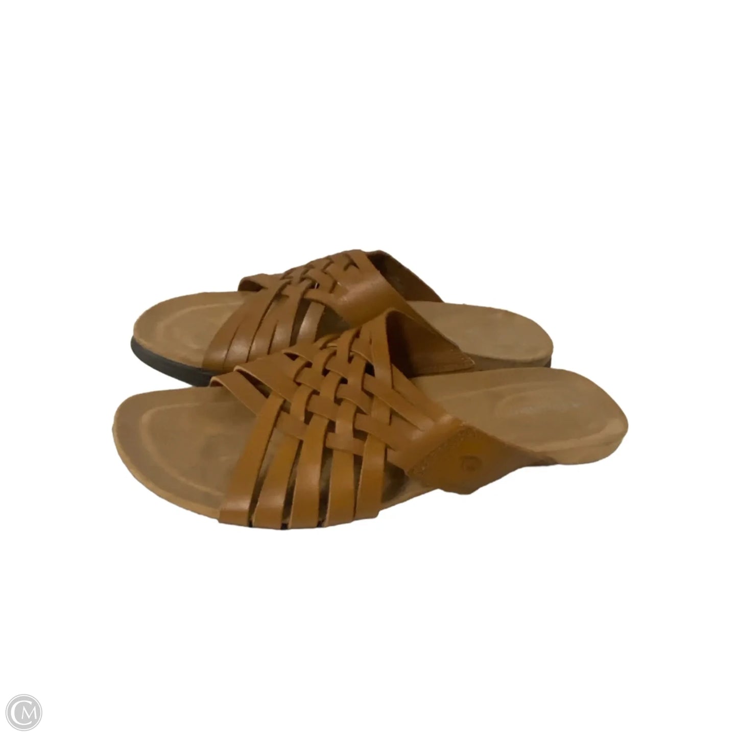Sandals Flip Flops By Easy Spirit In Brown, Size: 8