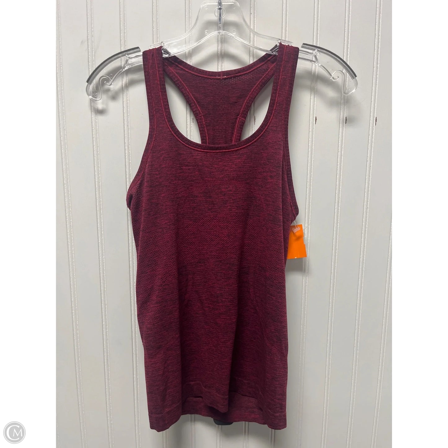 Athletic Tank Top By Lululemon In Maroon, Size: 2