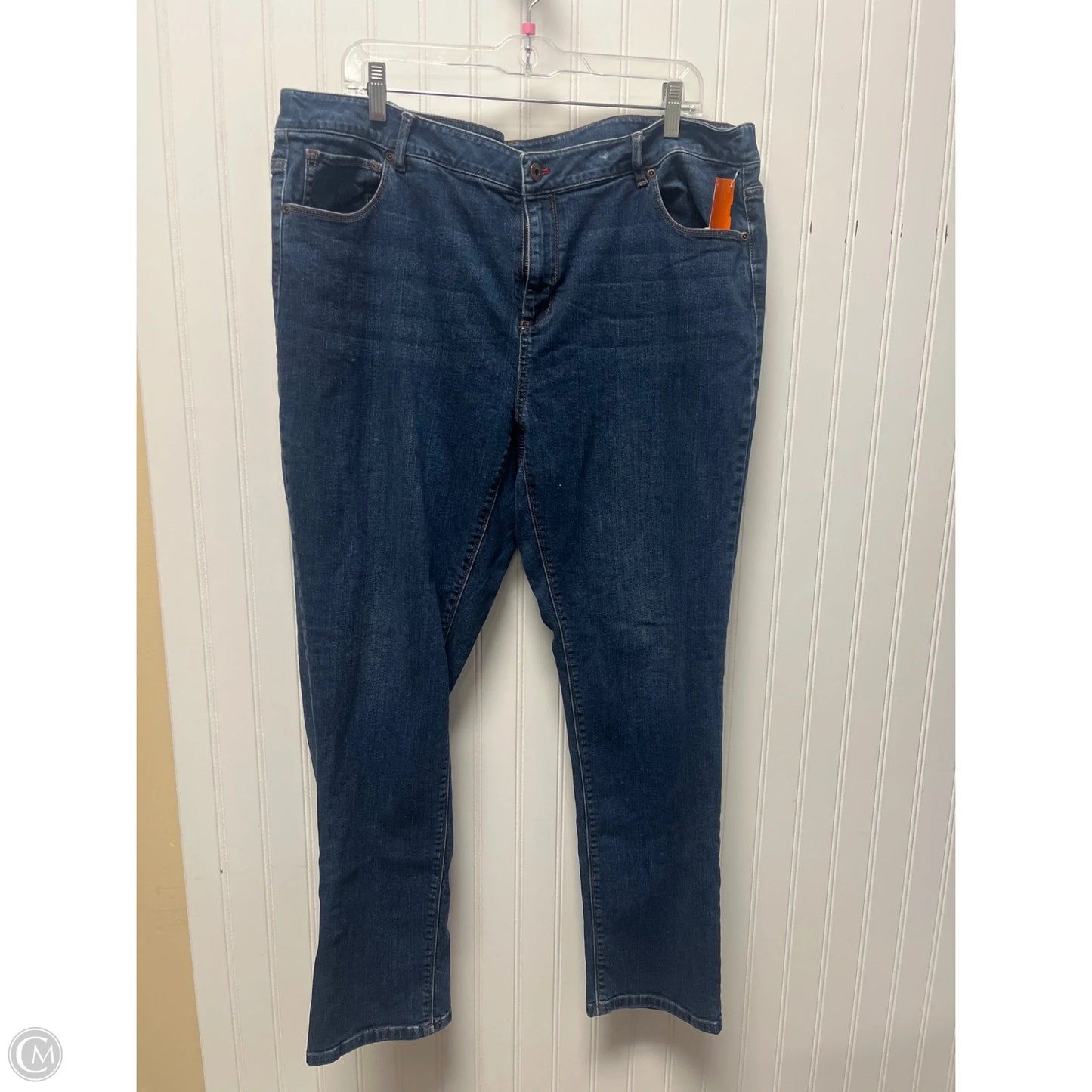 Jeans Straight By J. Jill In Blue Denim, Size: 16