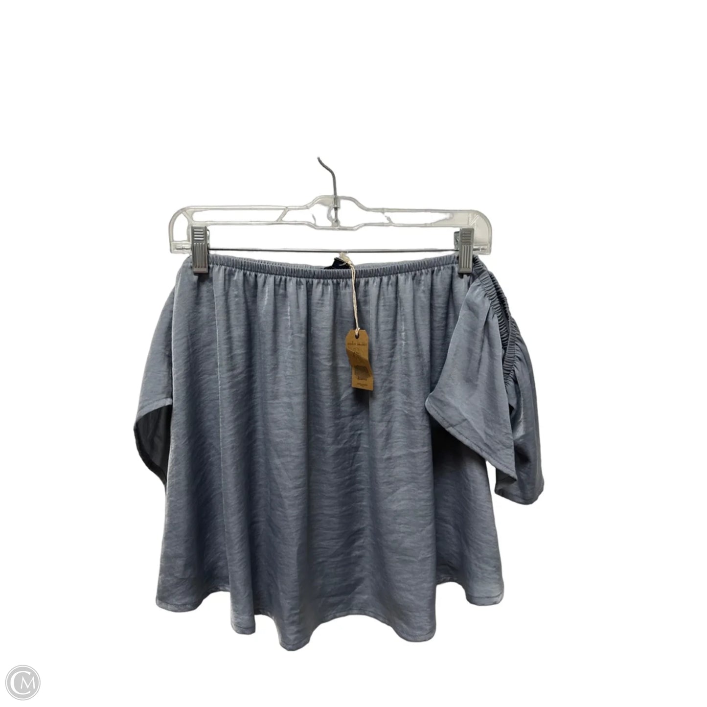 Top Short Sleeve By American Eagle In Grey, Size: M
